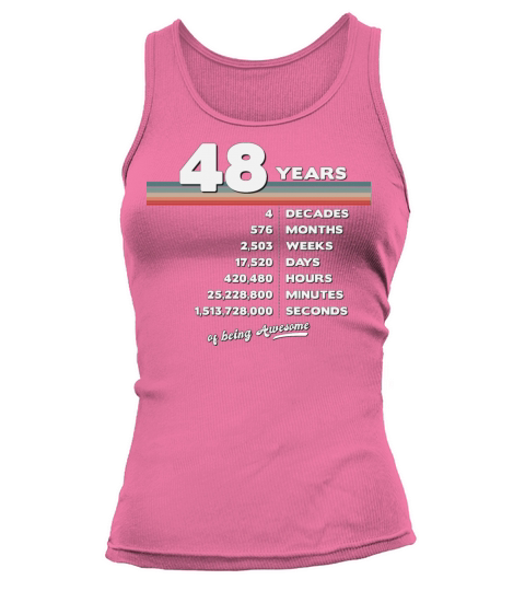 48th Birthday Vintage 48 Years Old Retro 576 Tank top Woman