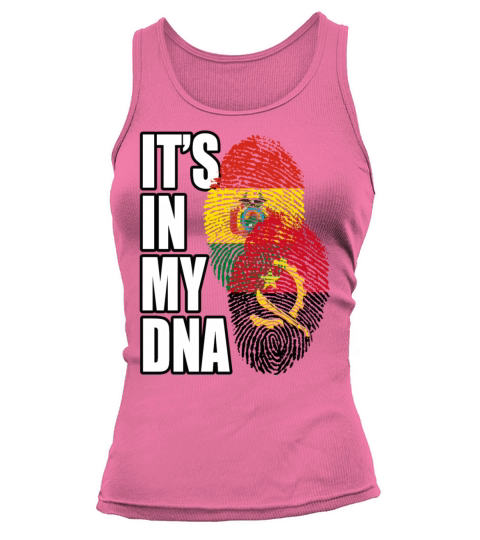 Angolan And Bolivian Mix Heritage DNA Flag Tank top Woman