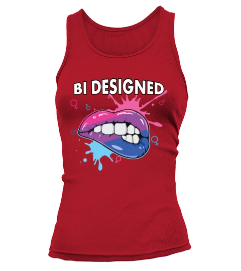 Bi Designed Bisexual Rainbow Pride March Bisexuali Tank top Woman