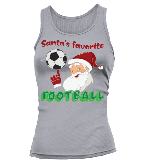 Christmas Sport Santas Favorite Soccer Tank top Woman