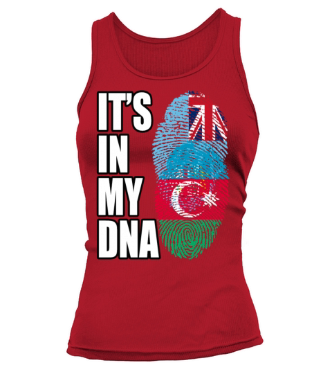 Fijian And Azerbaijani Mix Heritage DNA Flag Tank top Woman