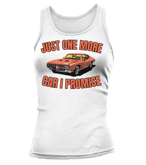 Funny Retro Vintage Just One More Car I Promise Tank top Woman