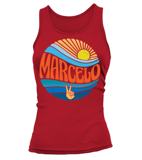 Marcelo Shirt Vintage Sunset Marcelo Groovy Tie Tank top Woman