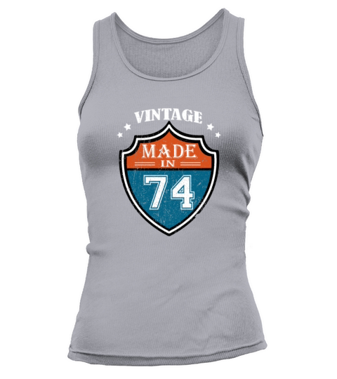 Vintage Made In 74 1974 Birthday Gift Tank top Woman