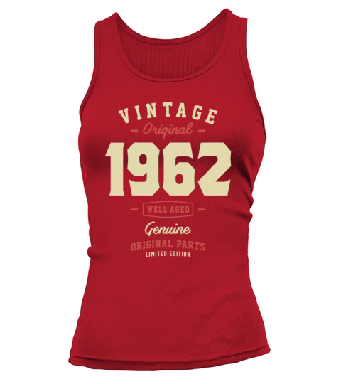 Vintage Original 1962 61st Birthday Tank top Woman