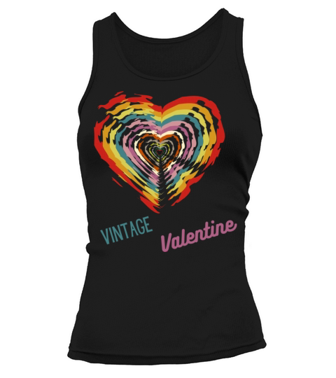Vintage valentine day heart 739 Tank top Woman
