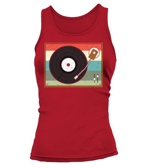 Vinyl Record Player Music Lover Record Collector Tank top Woman