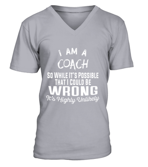 Coach-Its possible that I could be wrong tshirt V-Neck T-shirt