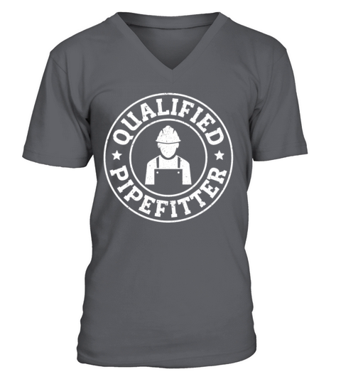 Construction Pipefitter V-Neck T-shirt