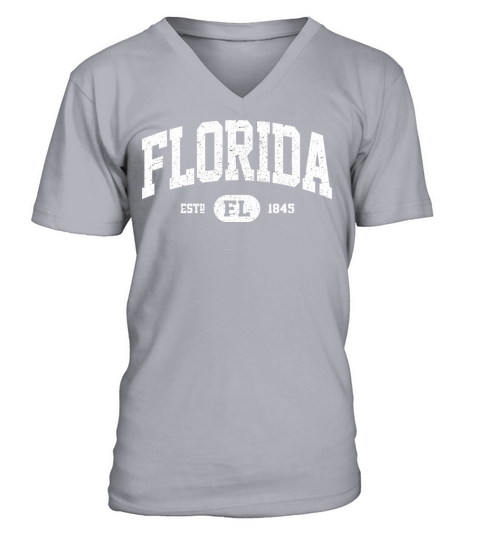 Florida Retro Vintage Florida V-Neck T-shirt