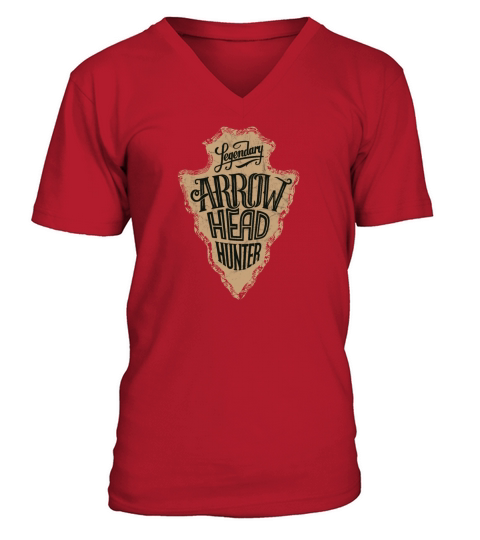 Funny Arrowhead Collecting Vintage Look Gifts V-Neck T-shirt