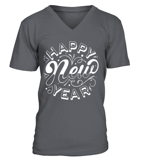 Happy New Year New Years Eve V-Neck T-shirt