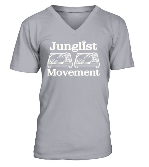 Junglist Movement Print Classic Essential T Shirt V-Neck T-shirt