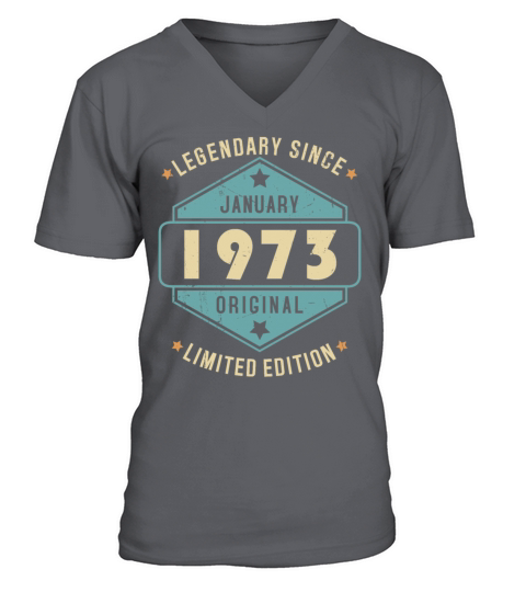 Legendary Since January 1973 Limited Edition V-Neck T-shirt