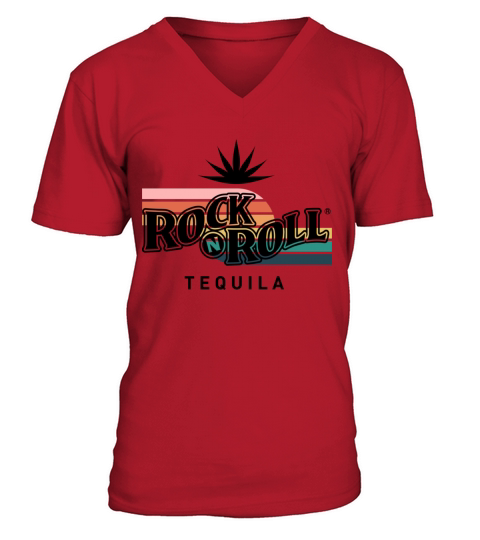 Rock N Roll Tequila Second Collection V-Neck T-shirt