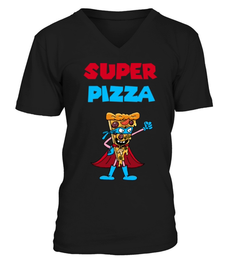 Super pizza V-Neck T-shirt