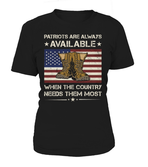 Always Available When Country Needs Them Veteran Women's T-Shirt