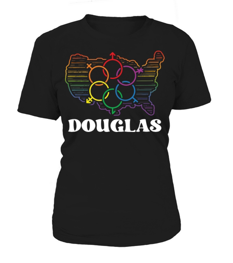 Douglas Pride Month Pride Flag LGBT Community LGBT Women's T-Shirt