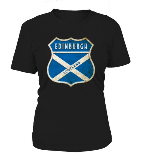 Edinburgh Scotland coat of arms flag design Women's T-Shirt