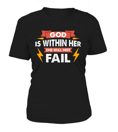 Ham Radio God Is Within Her Amatuer Radio Antenna Women's T-Shirt