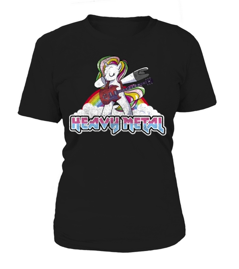 Heavy Metal Festival dabbing unicorn Women's T-Shirt