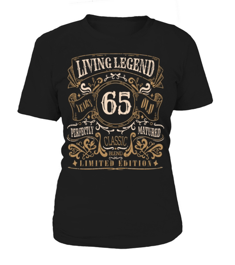 Retro Vintage Birth Whiskey Age 65 Years Old Women's T-Shirt