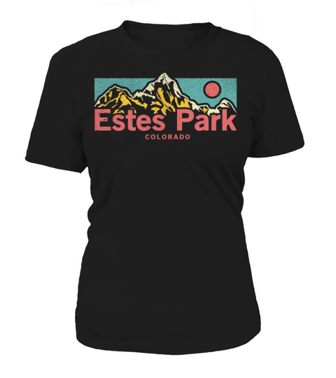 Vintage Estes Park Colorado Outdoor Graphic Women's T-Shirt