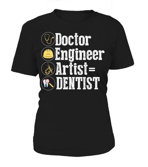 Vintage Funny Doctor Engineer Artist Dentist Funny Women's T-Shirt