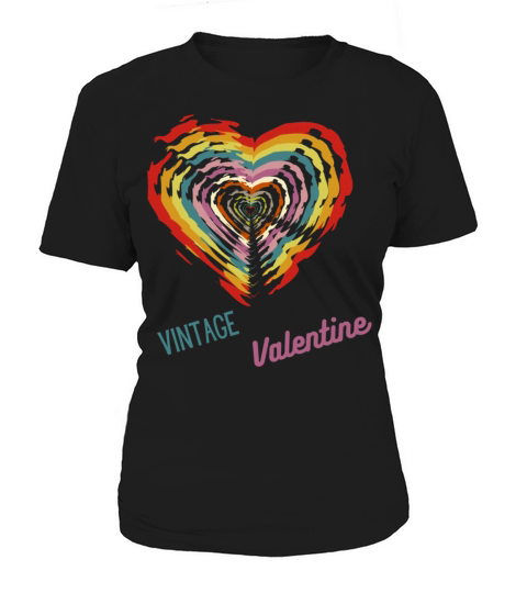 Vintage valentine day heart 739 Women's T-Shirt