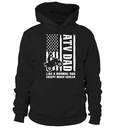all terrain vehicles Vintage flag theme funny DAD Hoodie Unisex