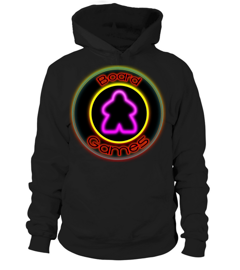 Board Game Neon Sign Hoodie Unisex