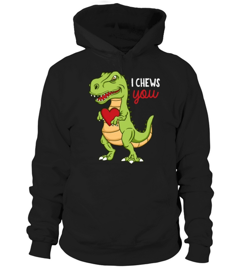 Dinosaur Hearts Funny Valentines Day Gift Hoodie Unisex