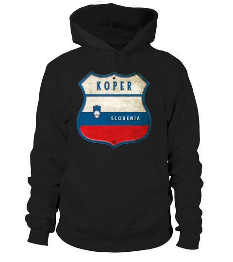 Koper Slovenia flag coat of arms design Hoodie Unisex