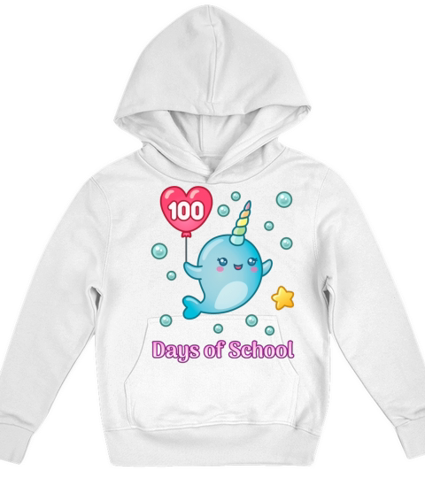 100 Days of School Kids Hoodie