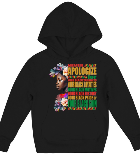 Black History Quotes African American History Kids Hoodie
