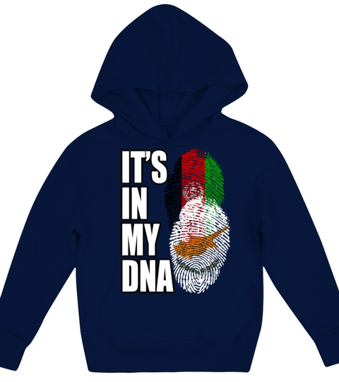 Cypriot And Afghanistan Mix Heritage DNA Flag Kids Hoodie