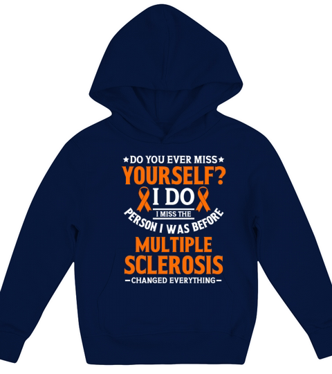 Multiple Sclerosis Awareness Orange Ribbon Do You Kids Hoodie