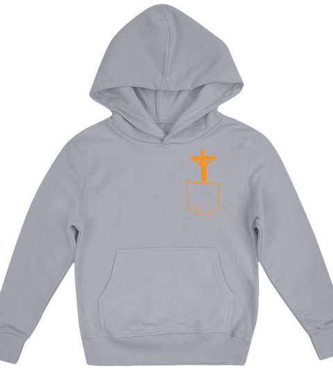 Pocket Christian Jesus Christ Faith Scripture Kids Hoodie