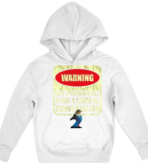 Retro Cassowary Vintage Cassowaries Quote Kids Hoodie