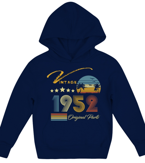vintage 1952 Kids Hoodie