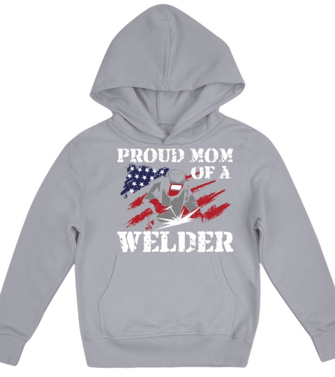 Welder Welding Mom Mother Vintage Kids Hoodie