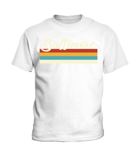 Baltimore - Maryland - Retro - Vintage Kids T-Shirt
