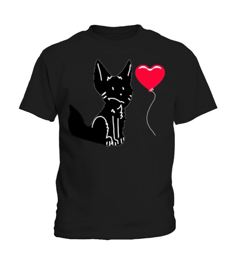 CAT HOLDING HEART4065 Kids T-Shirt