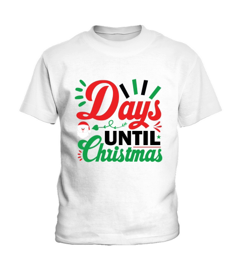 Days Until Christmas Kids T-Shirt