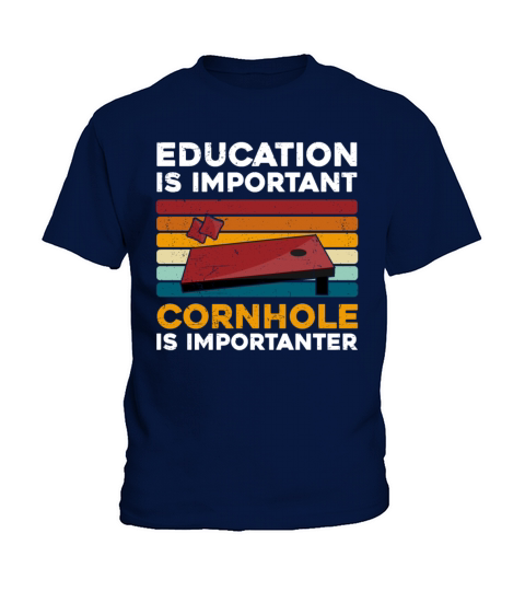 Funny Cornhole Player Design Cool Cornhole Kids T-Shirt