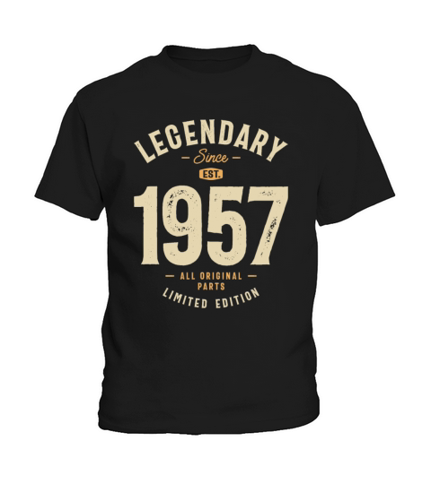 Legendary Since 1957 66th Birthday Kids T-Shirt