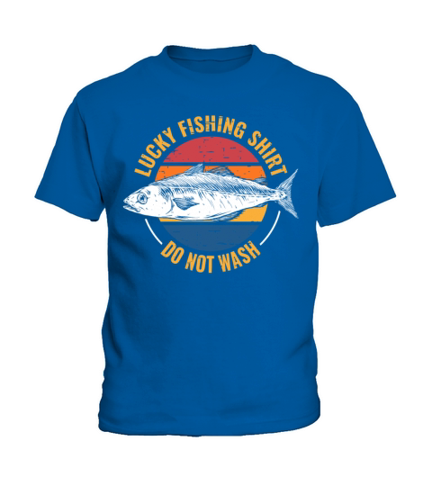 Lucky Fishing Shirt for Fish Hunter and Fisherman Kids T-Shirt