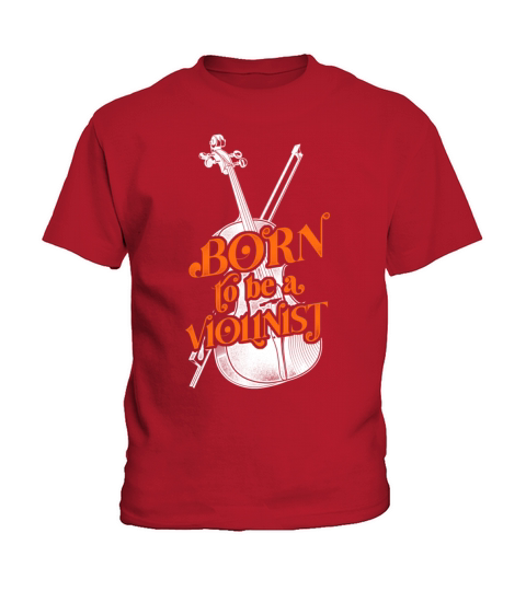 Violin Violinist Vintage Born To Kids T-Shirt