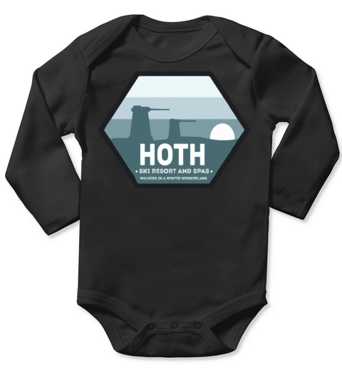 Ski Hoth Long Sleeve Baby One-Piece