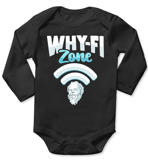 Socrates Philosophy Design for a Philosophy Long Sleeve Baby One-Piece
